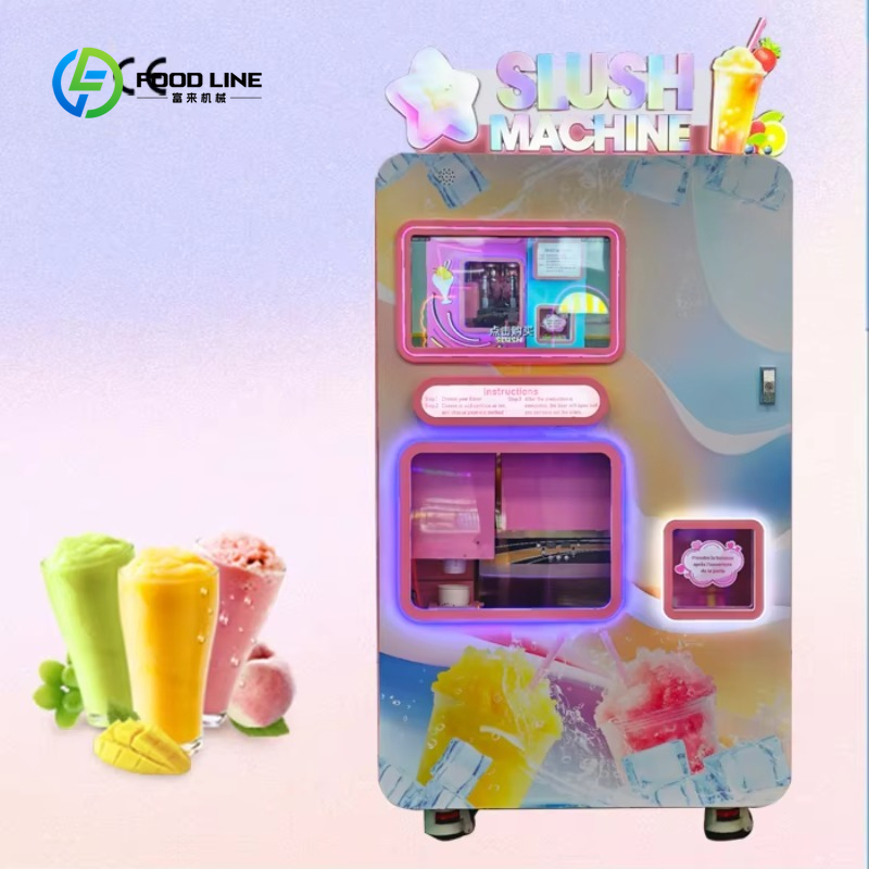 Slushie Machine Vending - Customized Modern Smoothie Vending Machine High-Capacity