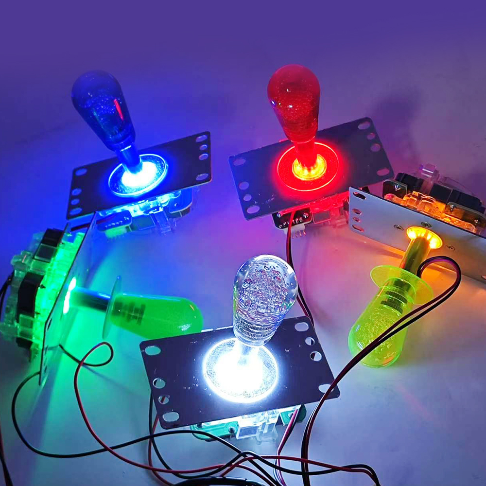Arcade Button Pcb - Arcade LED joystick 5V Illuminated colorful
