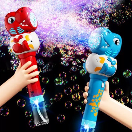 Bubble Gum Machine - Cute Dinosaur Bubble Gun Electric Bubble