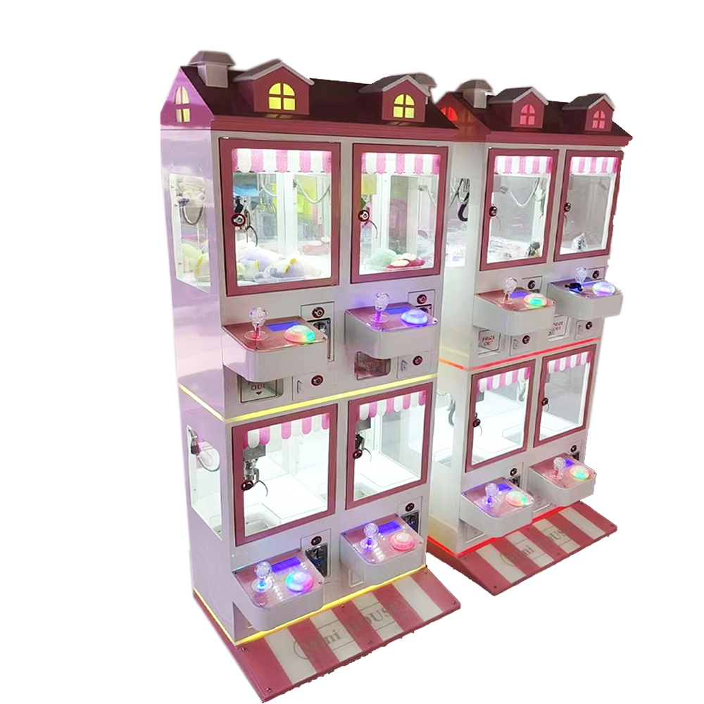 Arcade Vending Machines For Sale - 4-Player Boutique Pink House Arcade Mini