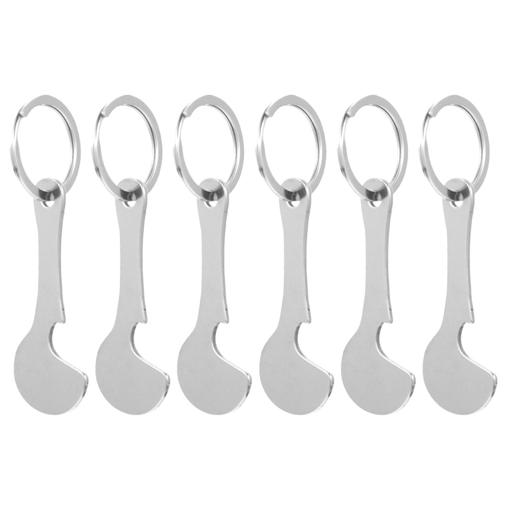 Token Coin Mechanism - 6 Pcs Shopping Cart Token Trolley