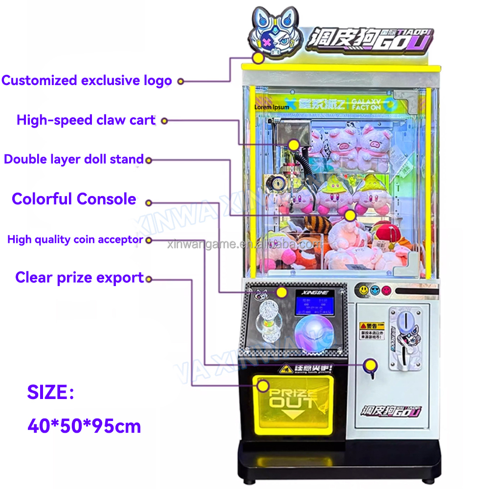 New Mini Claw Machine Crane Ke - Arcade Vending Machines For Sale recensie en prijs