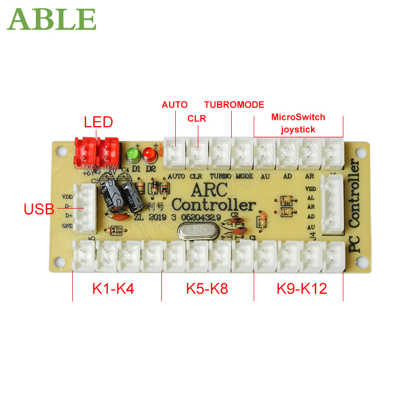 Arcade 2 Player Zero Delay Kit - Arcade Button Pcb recensie en prijs