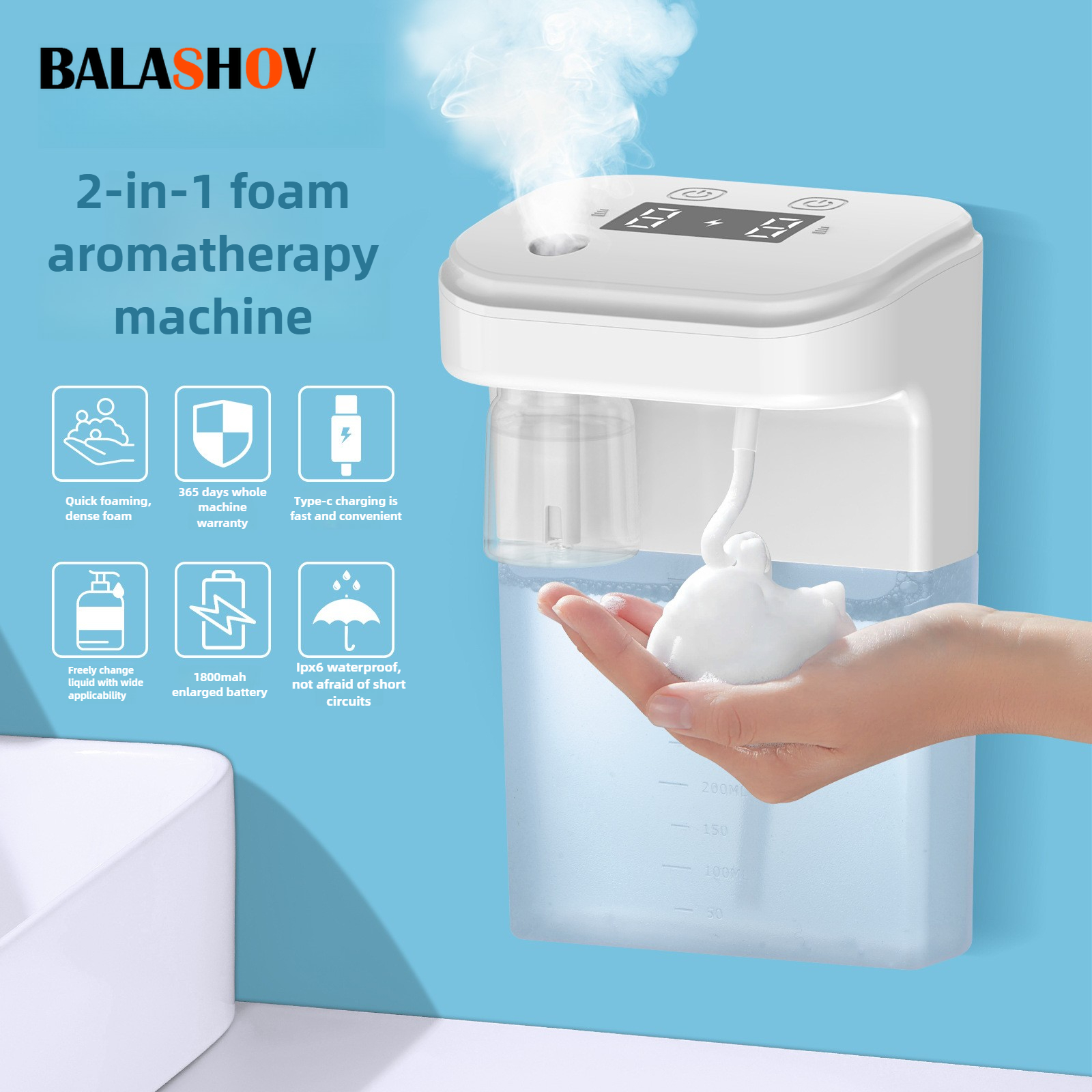 Automatic Soap Dispenser Foam  - Bubble Gum Machine recensie en prijs