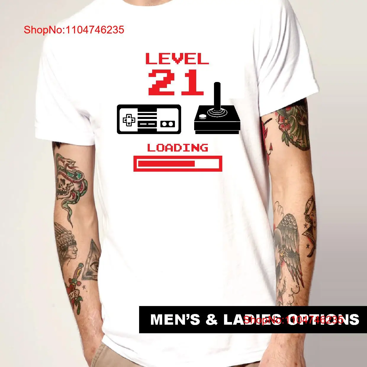 Funny T Shirt 21st Birthday Re - Arcade No recensie en prijs