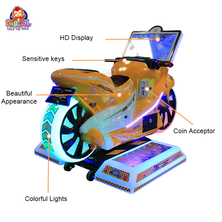 Indoor Amusement Children Moto - Coin Operated Kiddie Ride recensie en prijs