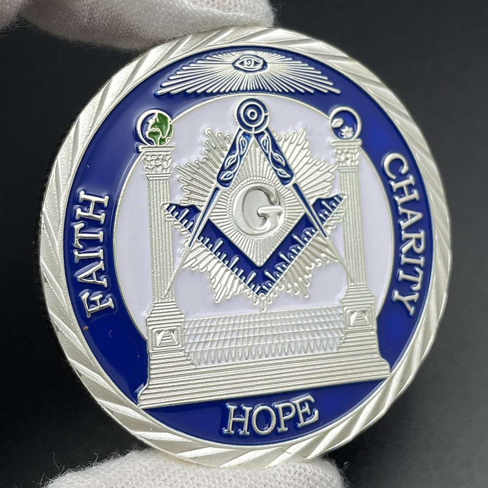 Masonic Freemason Badge Silver - Token Coin Mechanism recensie en prijs