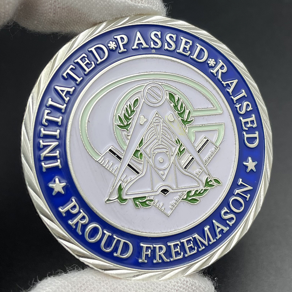 Masonic Freemason Badge Silver - Token Coin Mechanism recensie en prijs