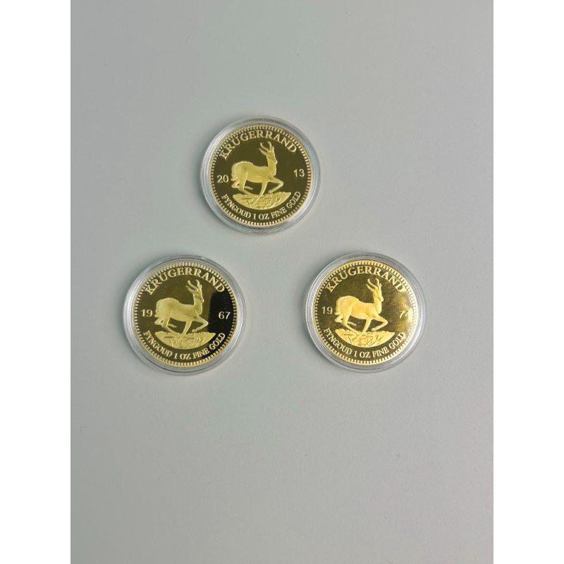 Gold Krugerrand Coin 4cm Wealt - Token Coin Mechanism recensie en prijs