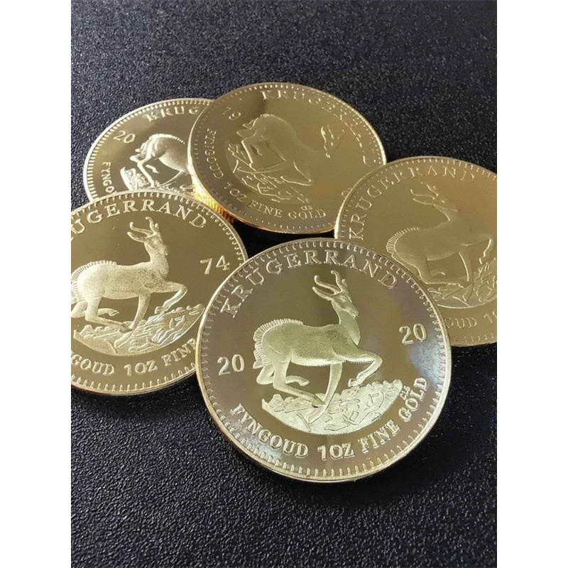Gold Krugerrand Coin 4cm Wealt - Token Coin Mechanism recensie en prijs