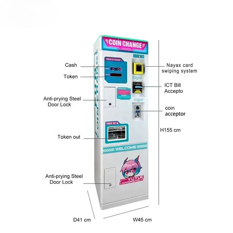 Hot Sale Nayax Card Swiping Sy - Arcade Card Vending Machine recensie en prijs