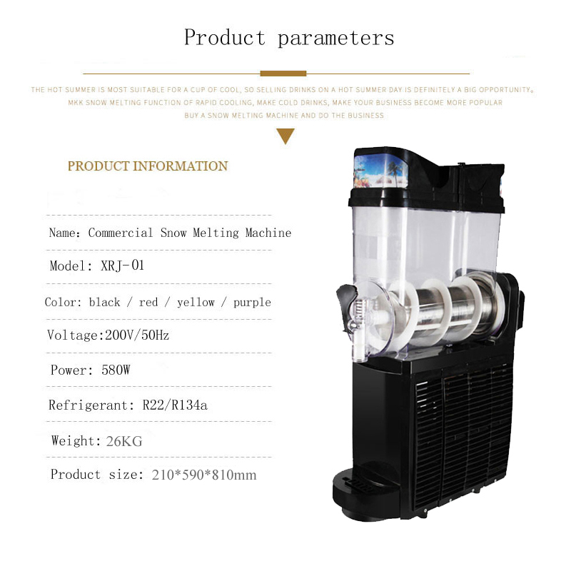 15L Commercial Slushie Machine - Slushie Machine Vending recensie en prijs