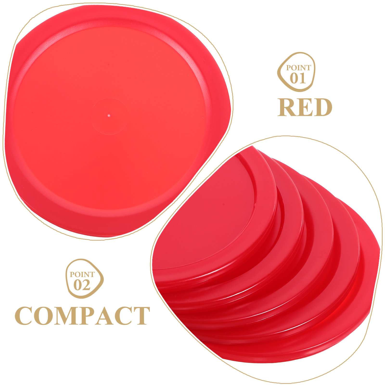 5Pcs Air Hockey Pucks Plastic  - Air Hockey Table recensie en prijs