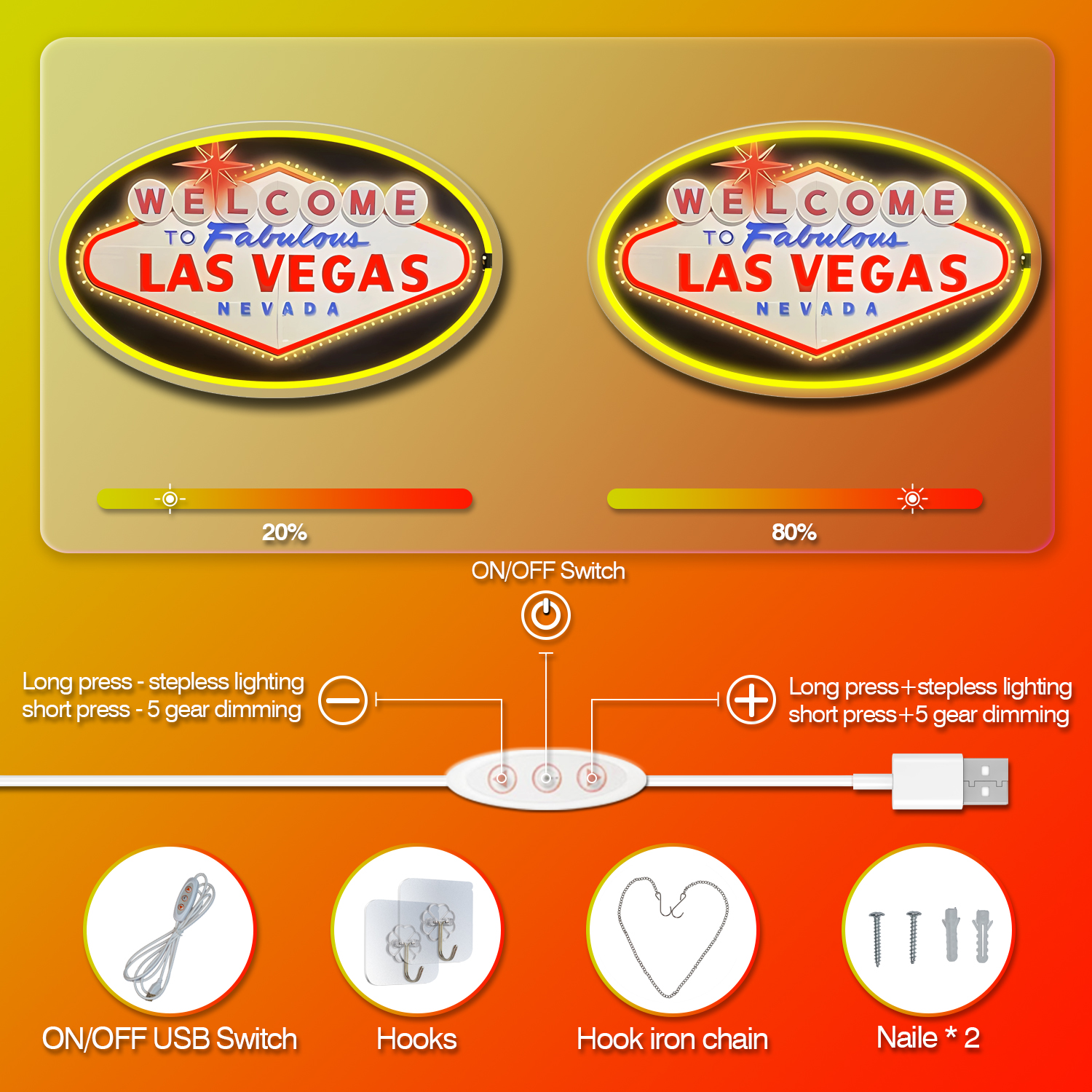 1 piece Welcome to Las Vegas L - Arcade Vegas recensie en prijs