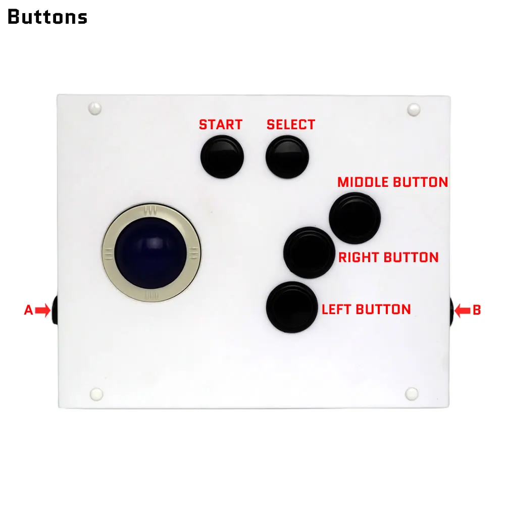 Right Hand/Left Hand Arcade Ga - Trackball Controller Arcade recensie en prijs