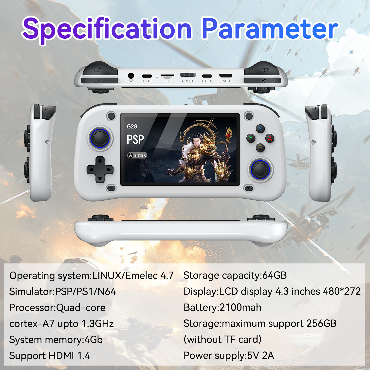 G28 game console 4.3-inch high - Arcade Game Cabinet recensie en prijs