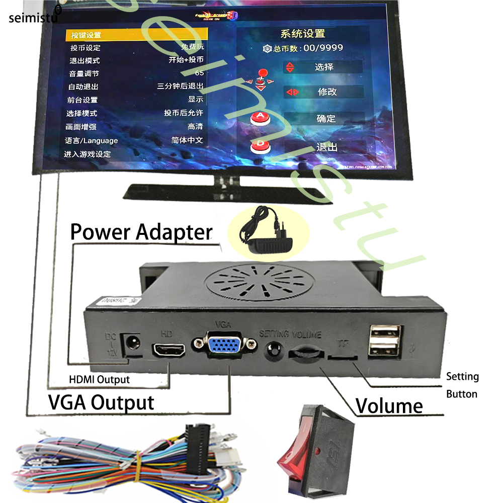 9800 in 1 Pandora Saga Box DX2 - Trackball Controller Arcade recensie en prijs