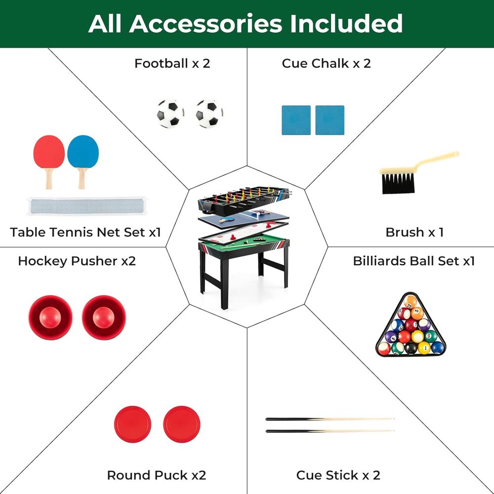 All-in-One 49 Multi-Game Table - Air Hockey Table recensie en prijs
