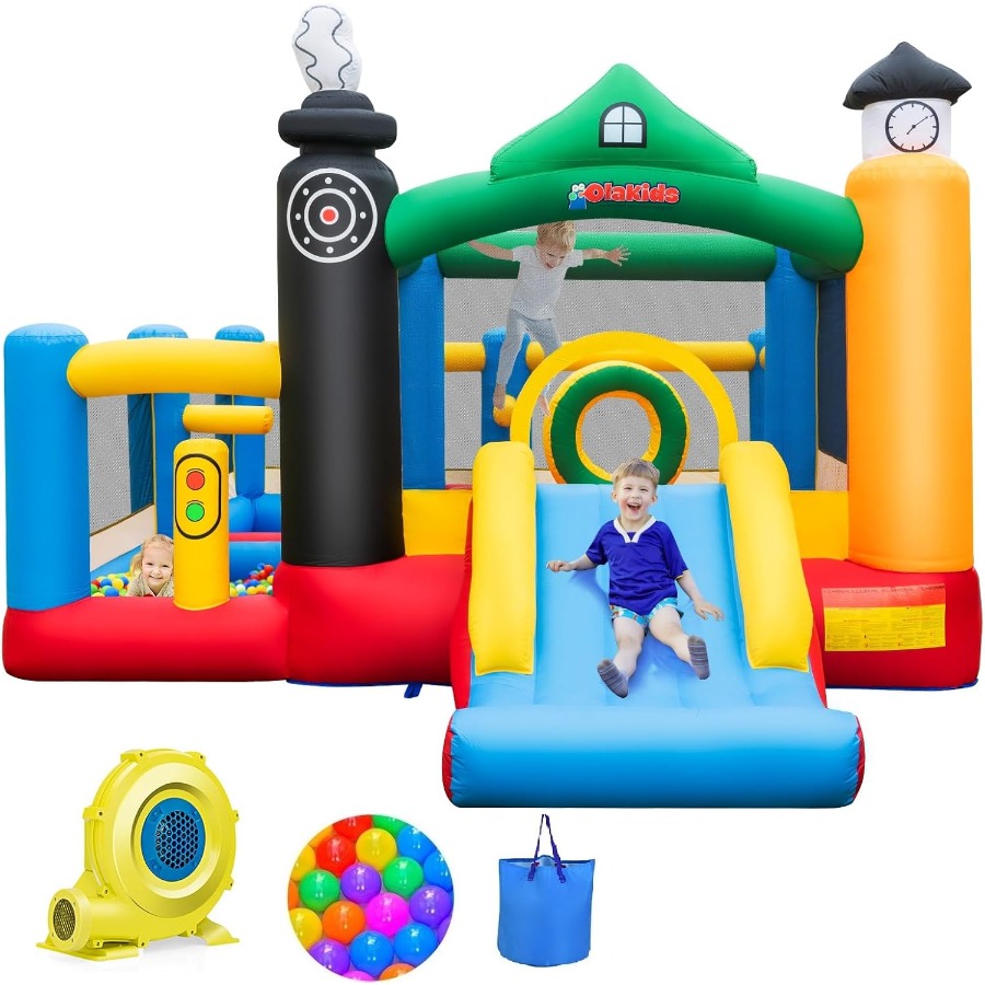 Inflatable Bounce House Train  - Basketball Arcade Game recensie en prijs