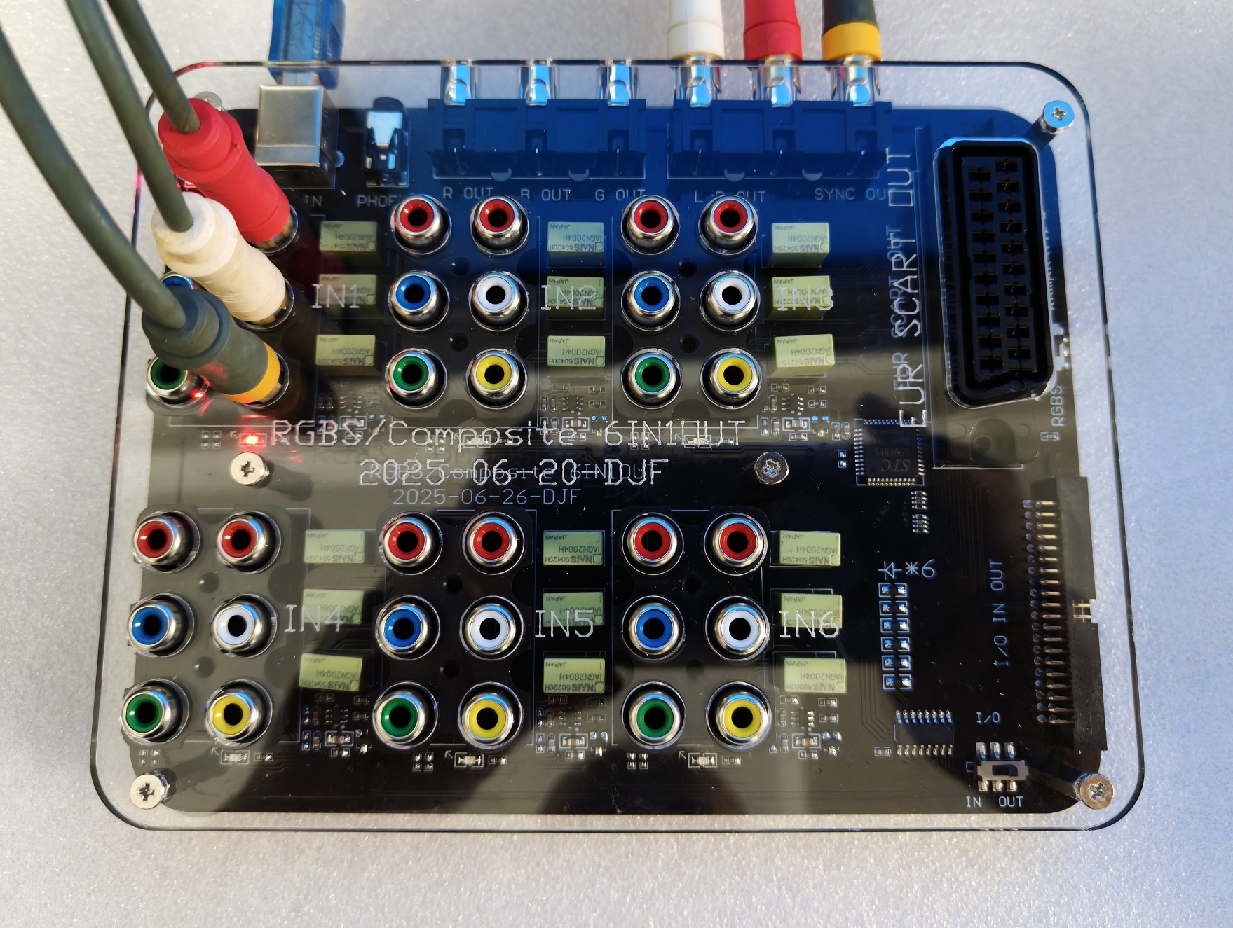 RGBS Automatic 6 In 1 Out Dist - Arcade Button Pcb recensie en prijs