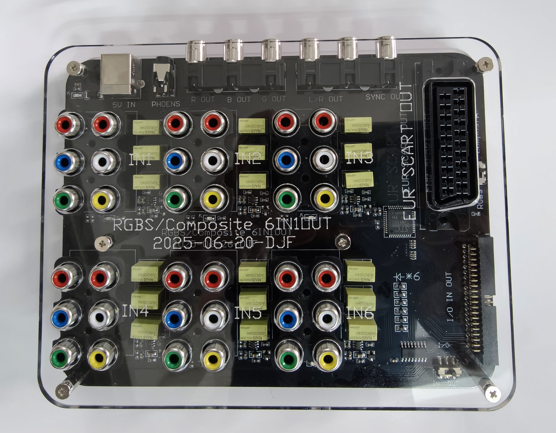 RGBS Automatic 6 In 1 Out Dist - Arcade Button Pcb recensie en prijs