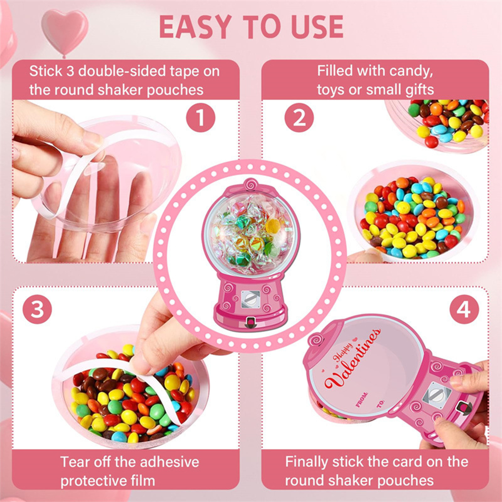 18/36Pack Kids Valentines Day  - Bubble Gum Machine recensie en prijs