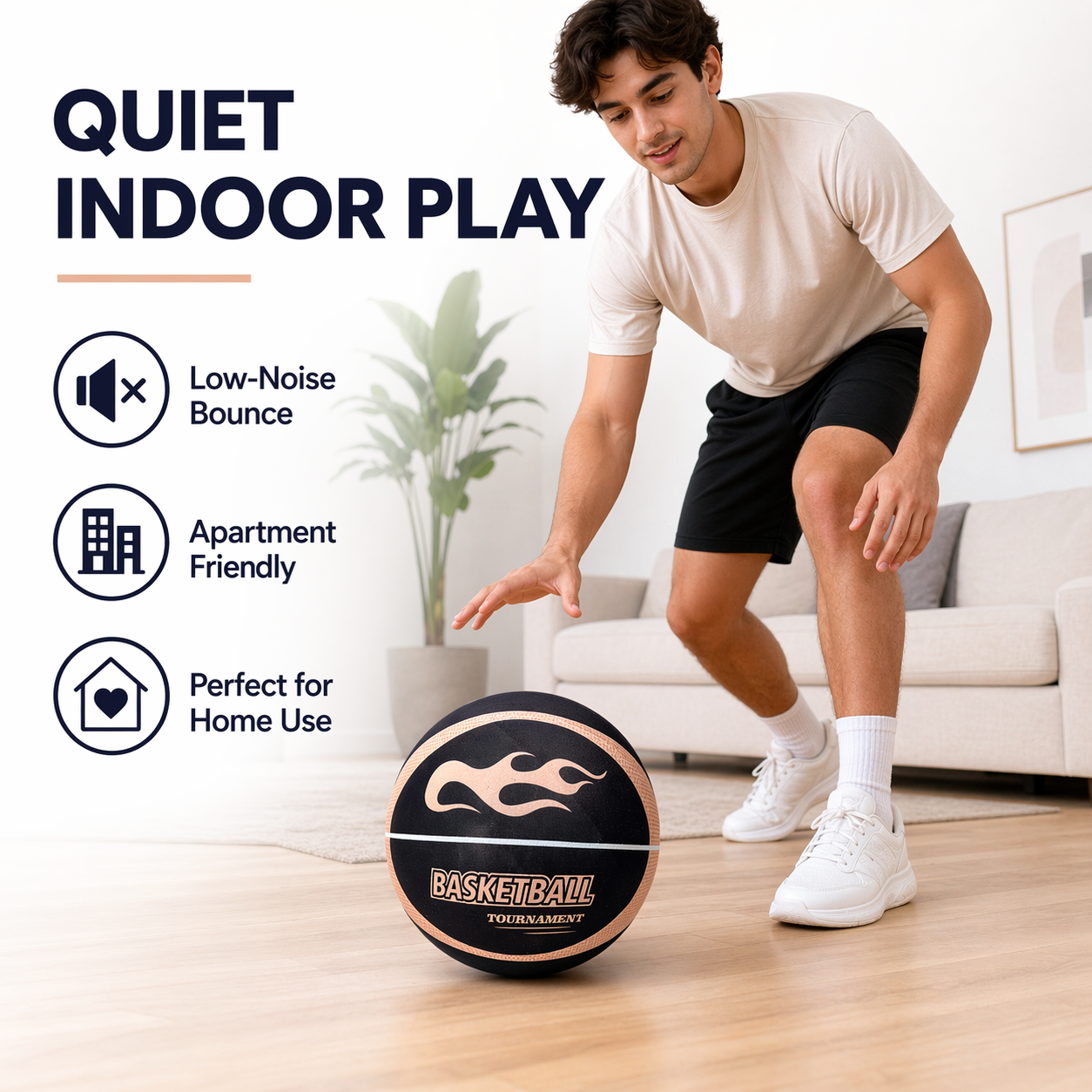 Fabric Cover Silent Basketball - Basketball Arcade Game recensie en prijs