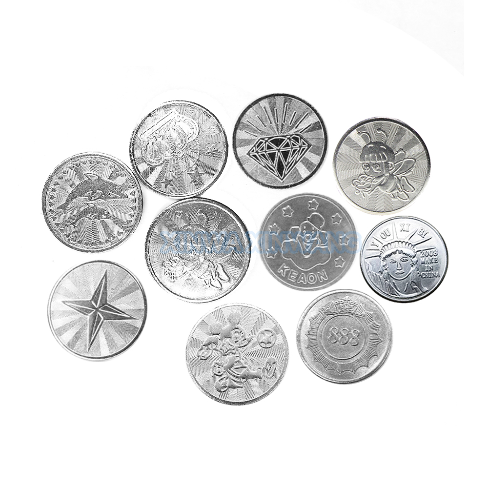 100PCS  Coins Tokens Stainless - Arcade Games And Vending recensie en prijs