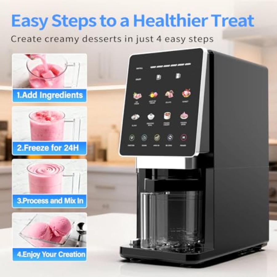 Ice Cream Maker 10-in-1 Frozen - Slushie Machine Vending recensie en prijs
