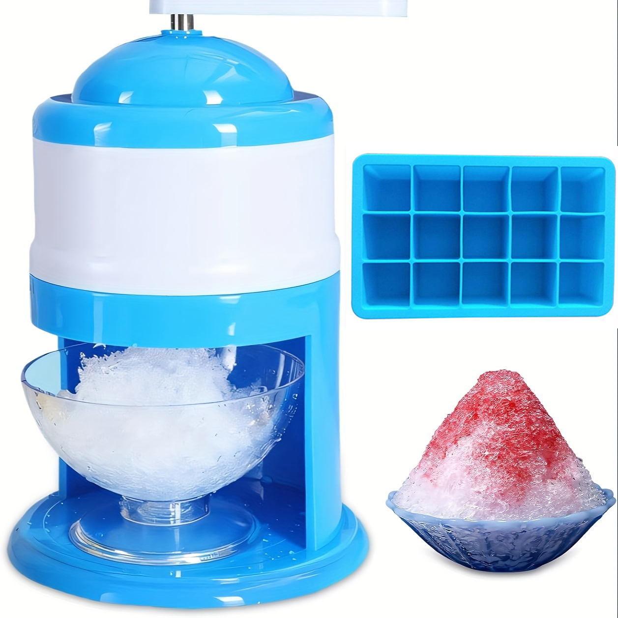 Portable Hand Crank Snow Cone  - Slushie Machine Vending recensie en prijs