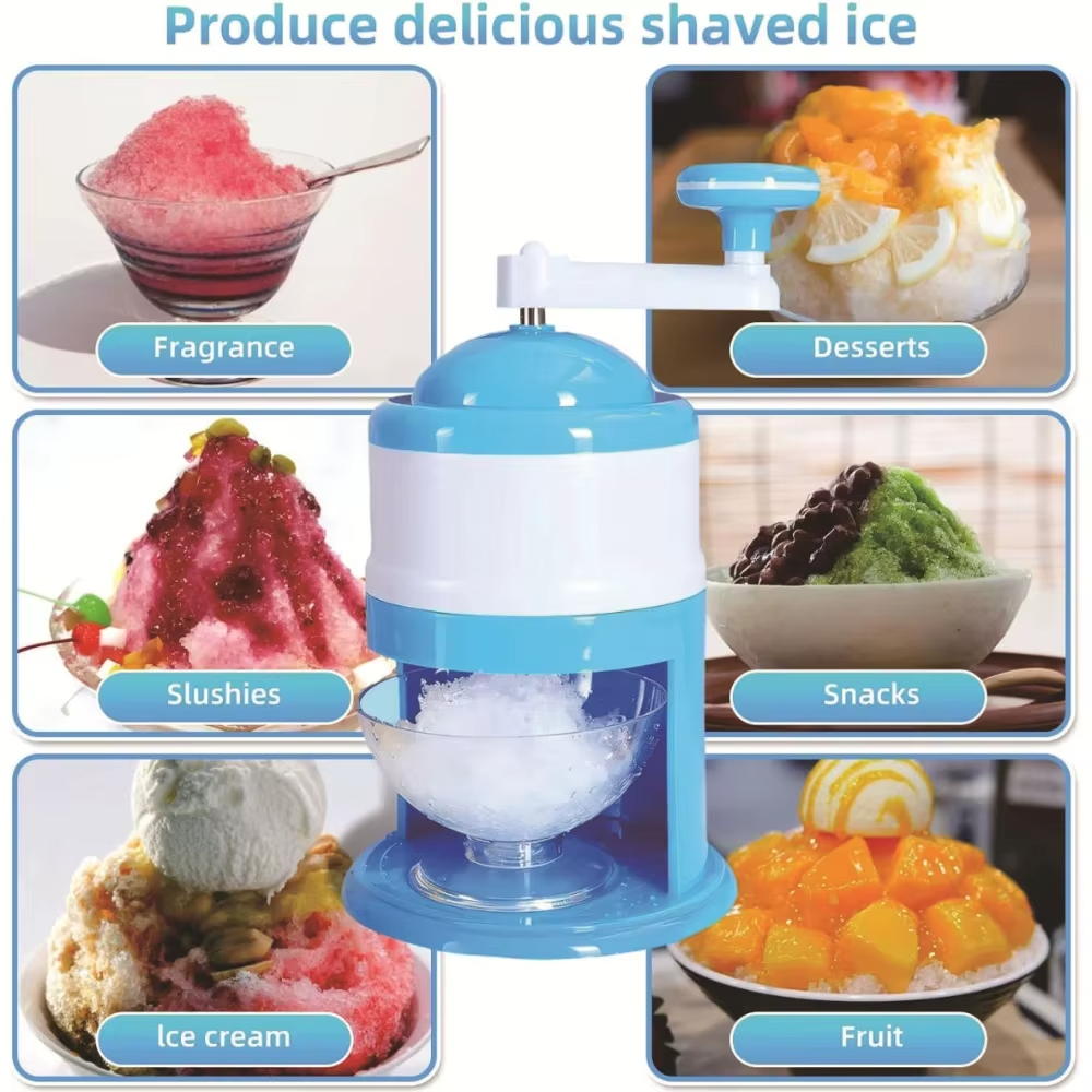 Portable Hand Crank Snow Cone  - Slushie Machine Vending recensie en prijs