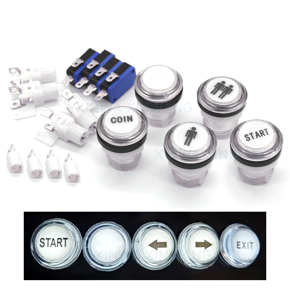 5V 12V Light Push Button 33mm  - Arcade Button Pcb recensie en prijs