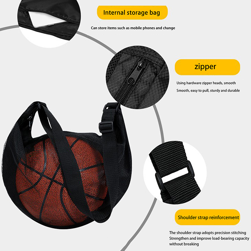 1PCS Single Ball Bag With Zipp - Basketball Arcade Game recensie en prijs
