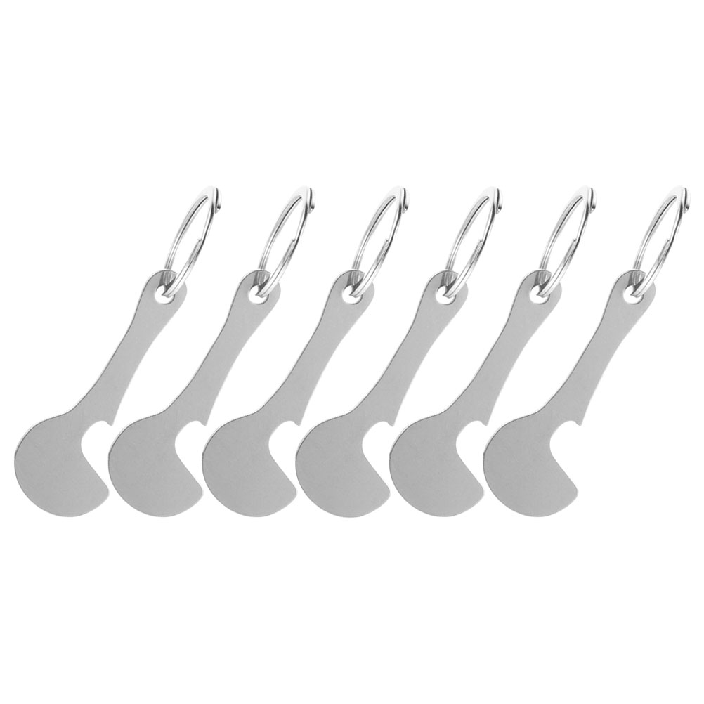 6 Pcs Shopping Cart Token Trol - Token Coin Mechanism recensie en prijs