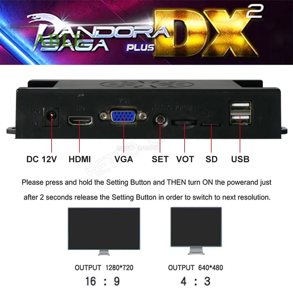 26800 in 1 Pandora Saga Box DX - Trackball Controller Arcade recensie en prijs